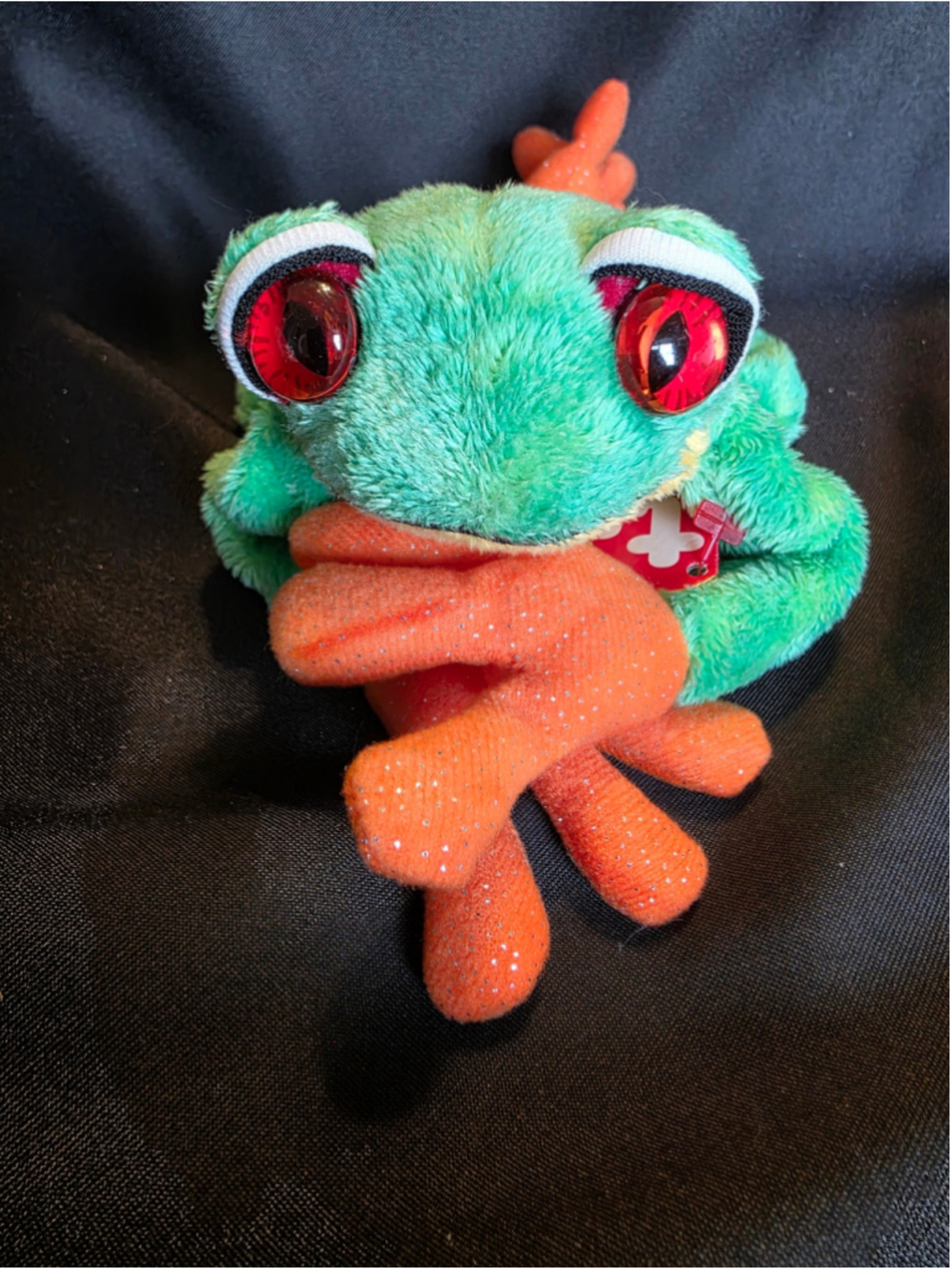 Ty Beanie Baby Panama Frog Stuffed Animal vintage